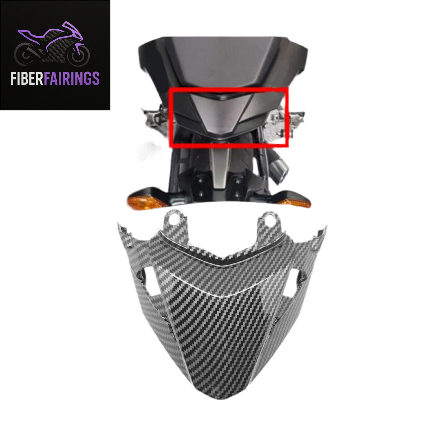 CBR-500 Rear seat tip
