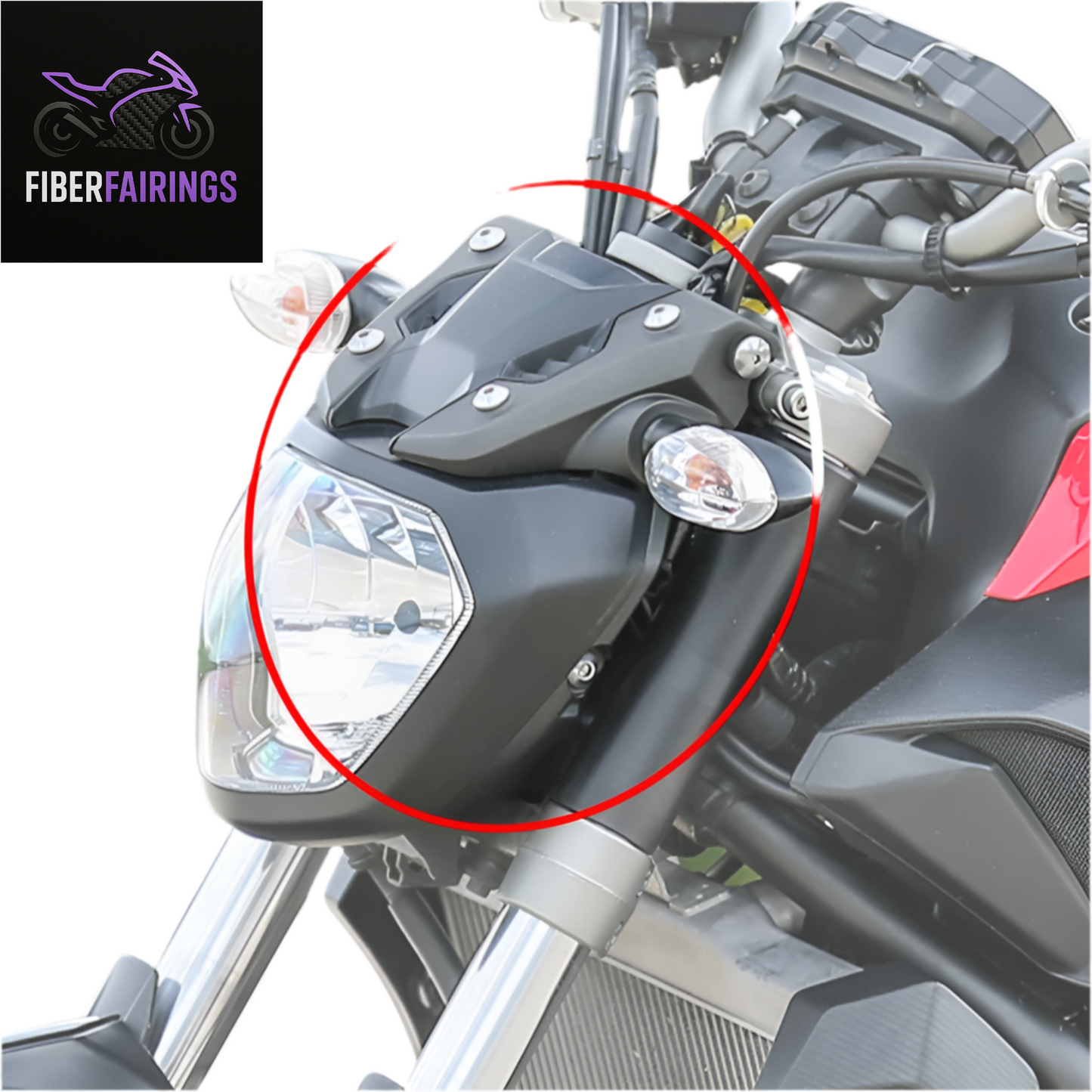 MT-07 windshield mounting plate