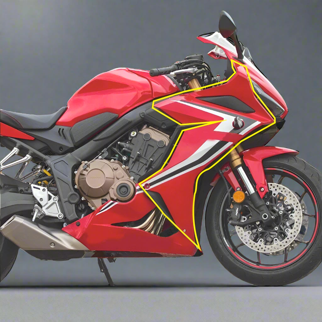 CBR650R Motorcycle Carbon Fiber Frame Side Cover Fairings Fit for Honda CBR650 R 2019 2020 2021 2022 2023 CBR 650R Accessories