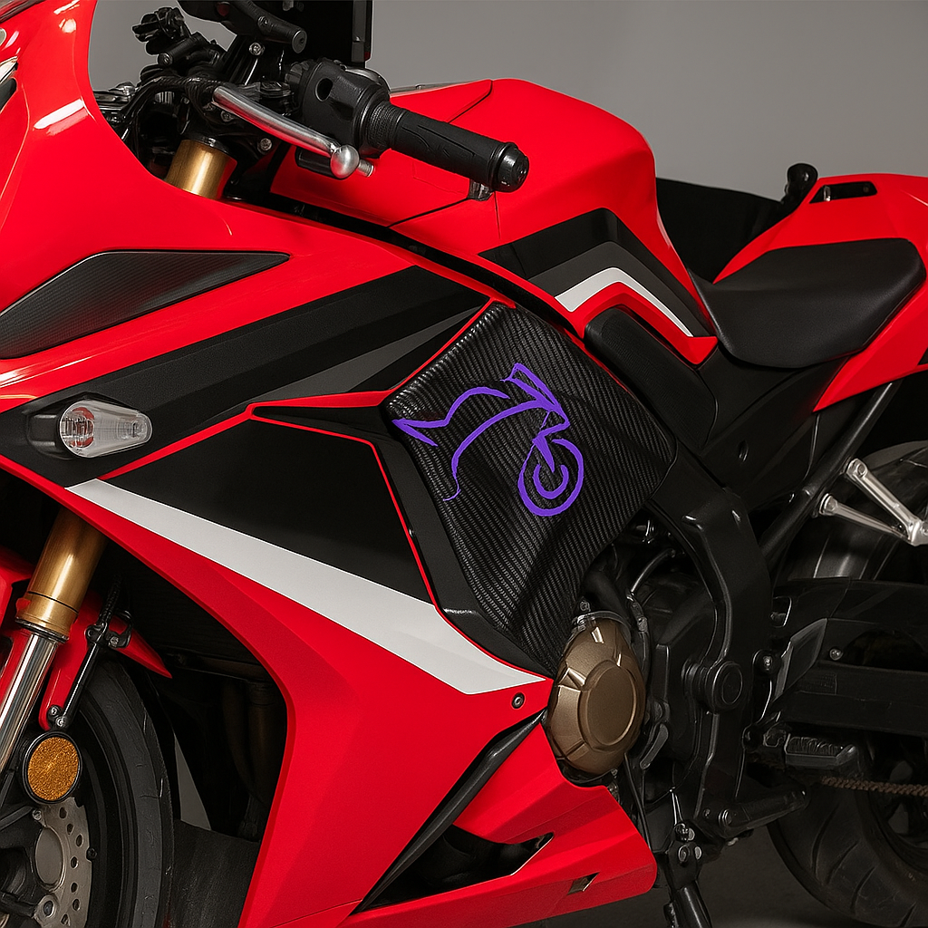 CBR-650 super-sport look side fairing covers