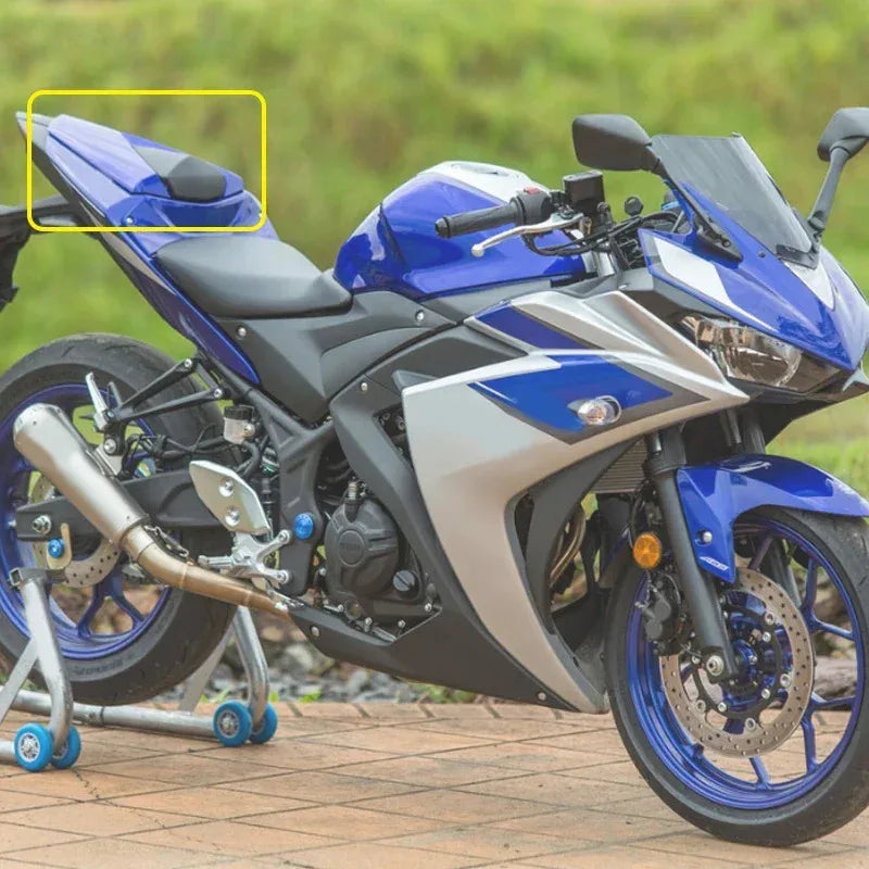 Fit for YAMAHA YZF-R25 YZF-R3 MT-25 MT-03 2013-2024 MT03 MT25 Motorcycle Pillion Rear Passenger Solo Seat Cover Cowl YZF R3 R25