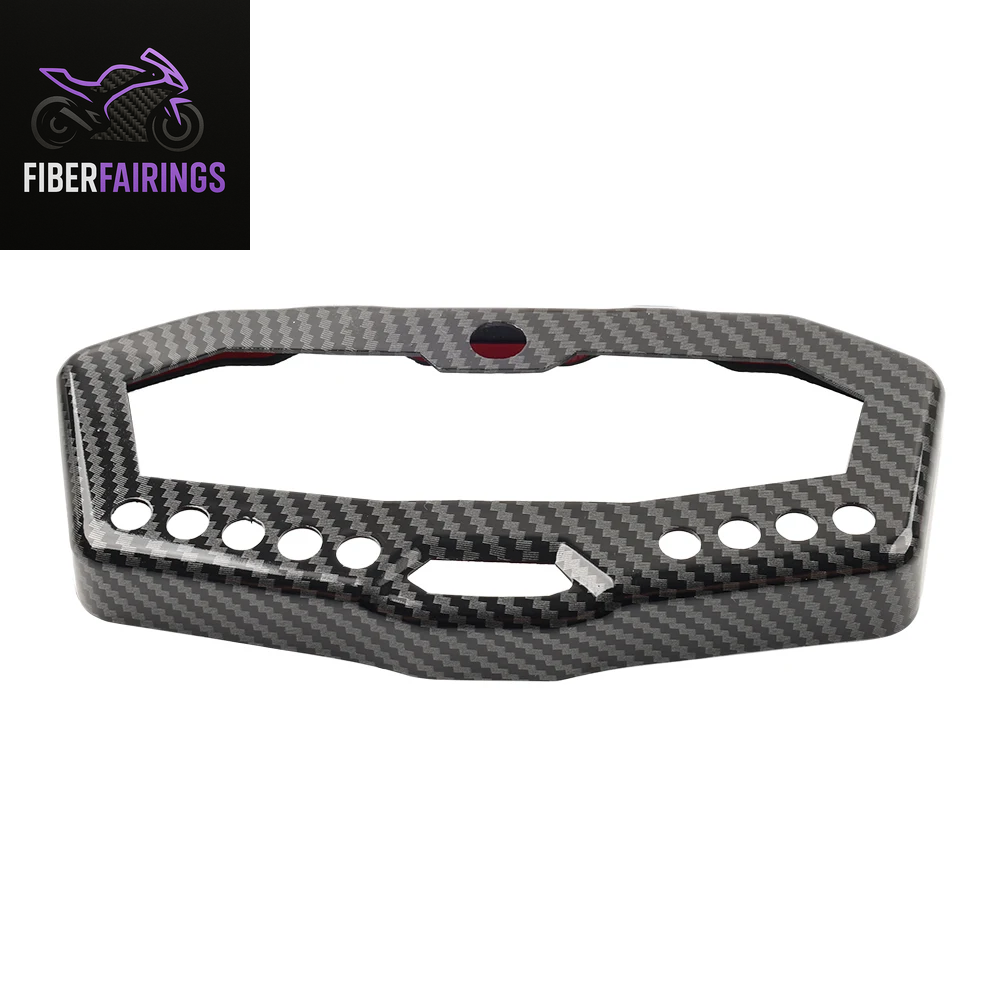 Motorbike Instrument Speedometer Shell Meter Gauge Cover Carbon Fiber Black ABS for Yamaha MT07 FZ07 14-20 for Tracer 700 16-19