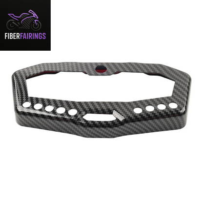 Motorbike Instrument Speedometer Shell Meter Gauge Cover Carbon Fiber Black ABS for Yamaha MT07 FZ07 14-20 for Tracer 700 16-19