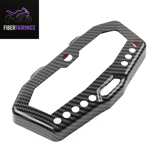 Motorbike Instrument Speedometer Shell Meter Gauge Cover Carbon Fiber Black ABS for Yamaha MT07 FZ07 14-20 for Tracer 700 16-19